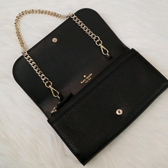 kate spade rosewood place bow chain wallet - Picture 3 of 8